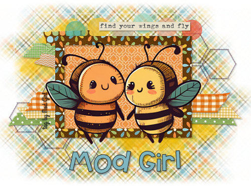 Adorable Bees tag by Mod Girl